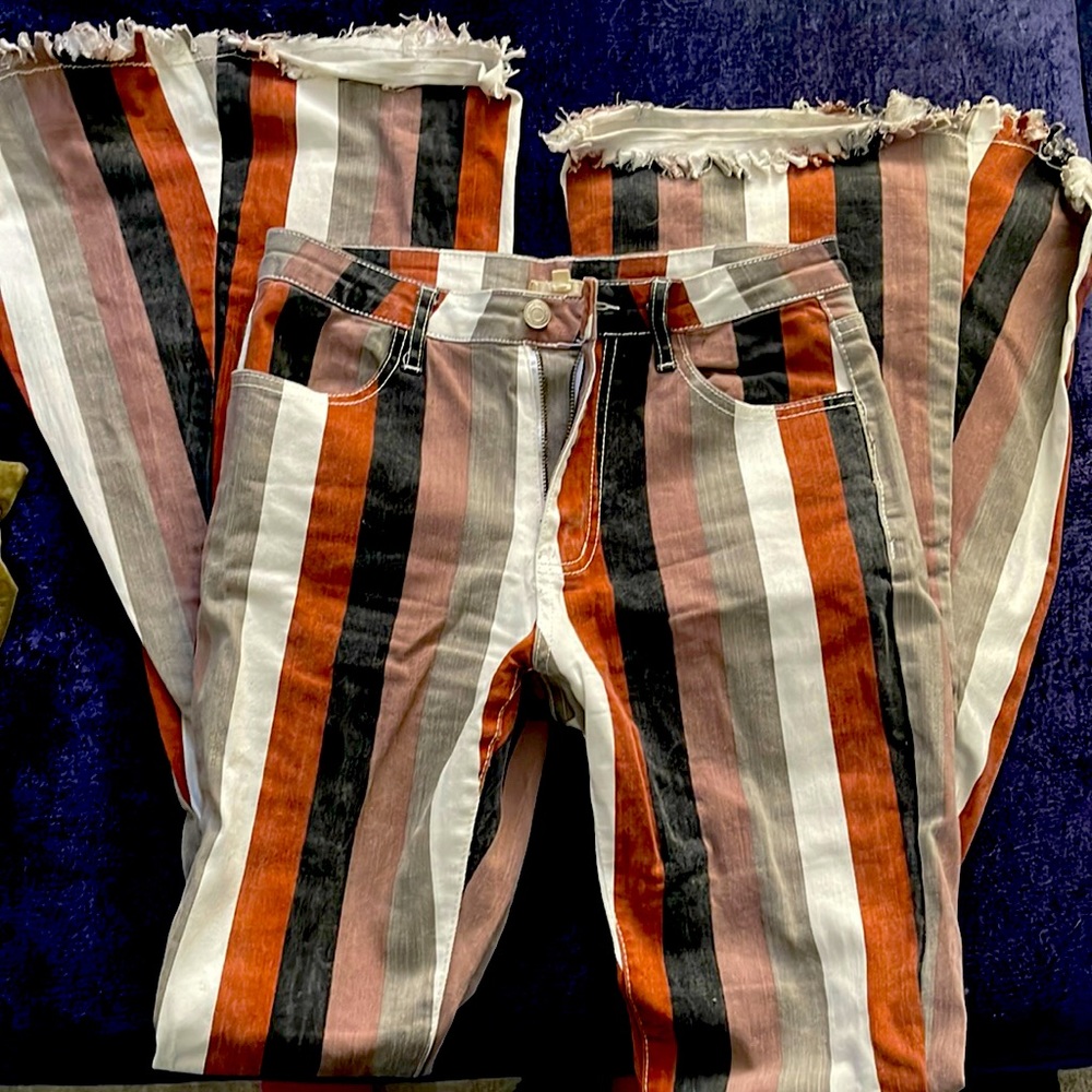 Striped Bell Bottoms